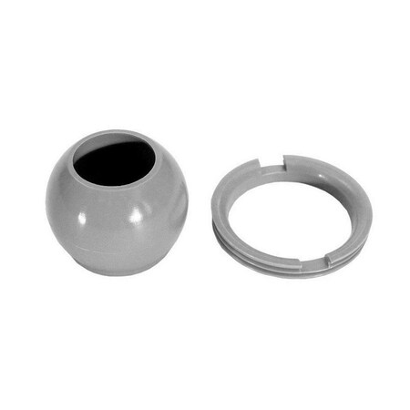 Backseat Eyeball & Retaining Ring - Grey BA1625103